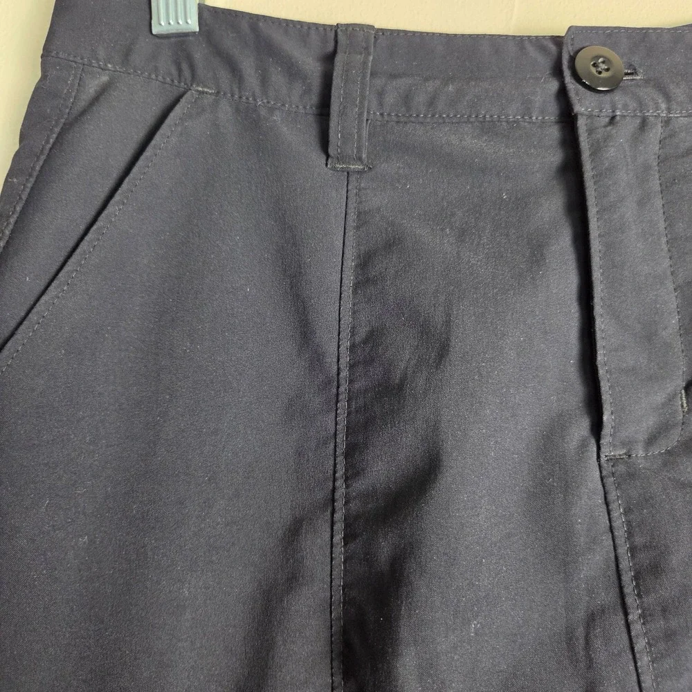 Patagonia Women Black Hiking Skort Size 4 Activewear Outdoor Travel Mini Skirt